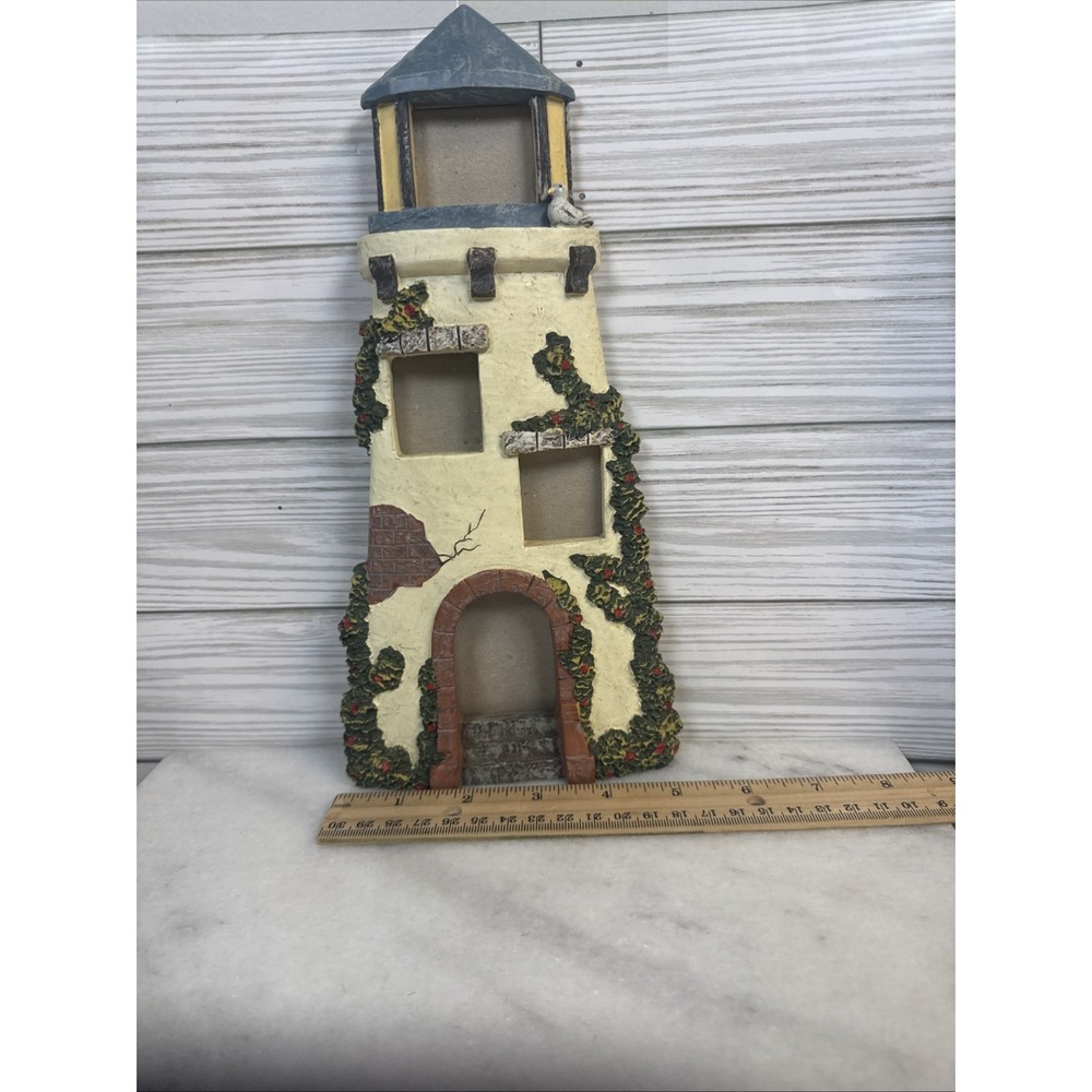 Lighthouse Picture Frame Vintage Beach House Decor Resin - Picture 6 of 6